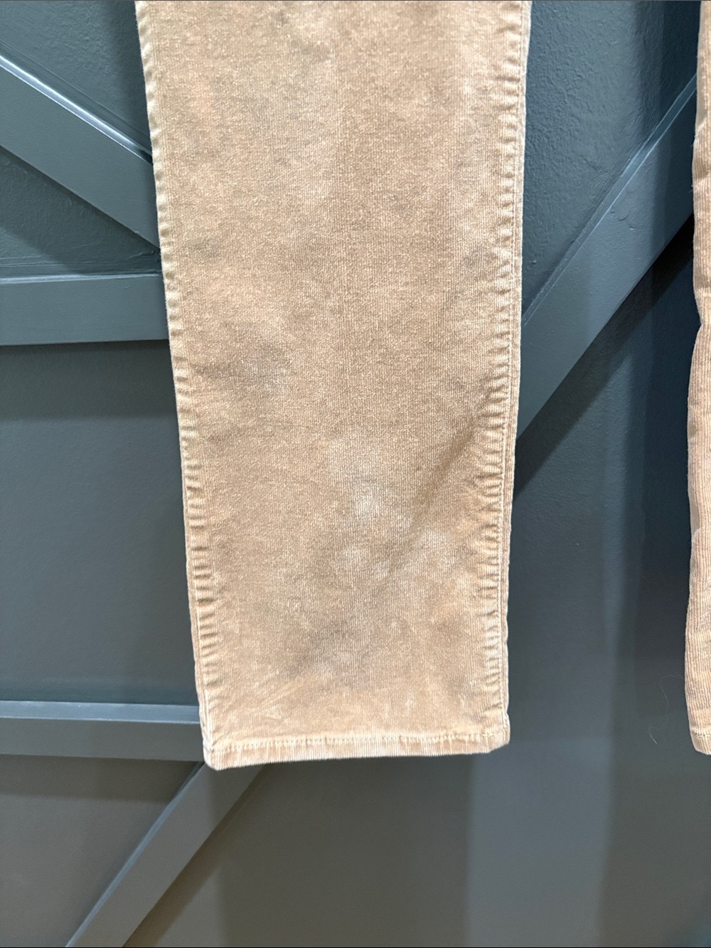 Lauren Ralph Lauren Tan Corduroy Pants Women’s Size 12 Stretch Straight Leg - Picture 3 of 8